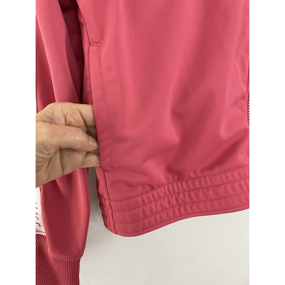 Nike Girls Track Jacket Youth XL Sports Pink Embroidered Logo - Picture 3 of 11